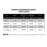Women Compression Shirts Long Sleeve