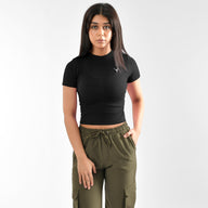 Knit Round Neck Short Sleeve