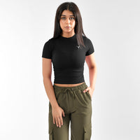 Knit Round Neck Short Sleeve