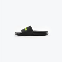 Unisex Signature Slides Black/Neon