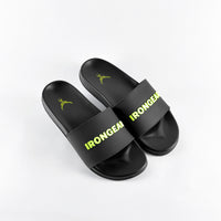 Unisex Signature Slides Black/Neon