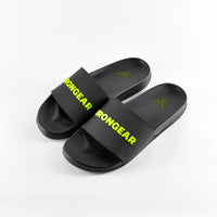 Unisex Signature Slides Black/Neon