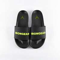 Unisex Signature Slides Black/Neon