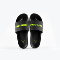 Unisex Signature Slides Black/Neon