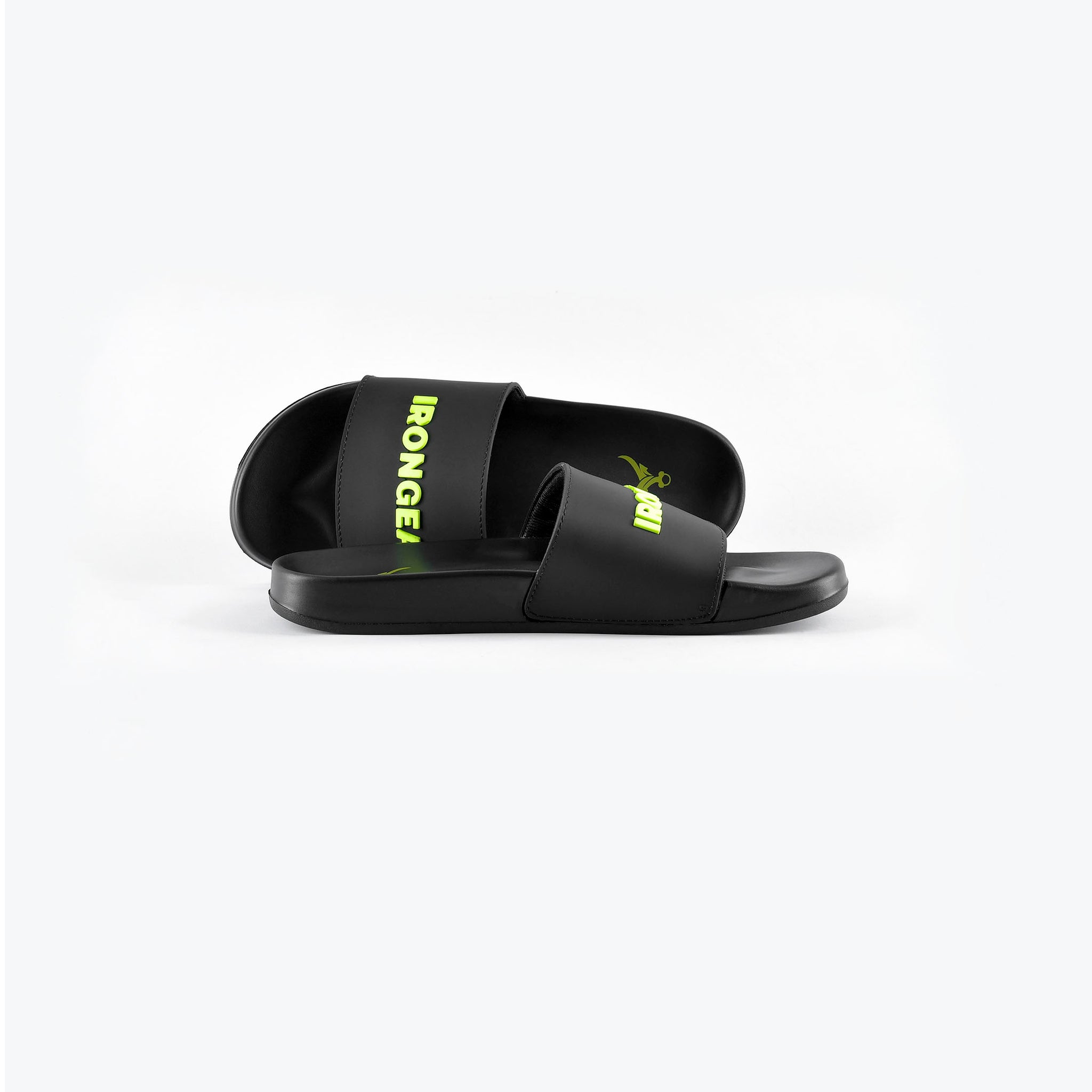 Unisex Signature Slides Black/Neon