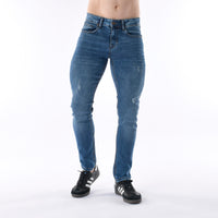 Semi Ripped Muscle Fit Jeans