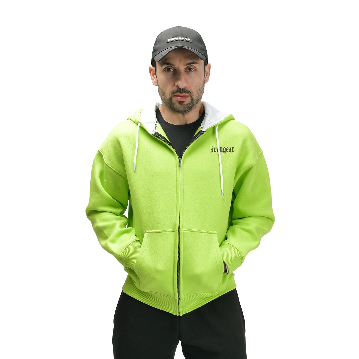 Old English Zip Up Hoodie