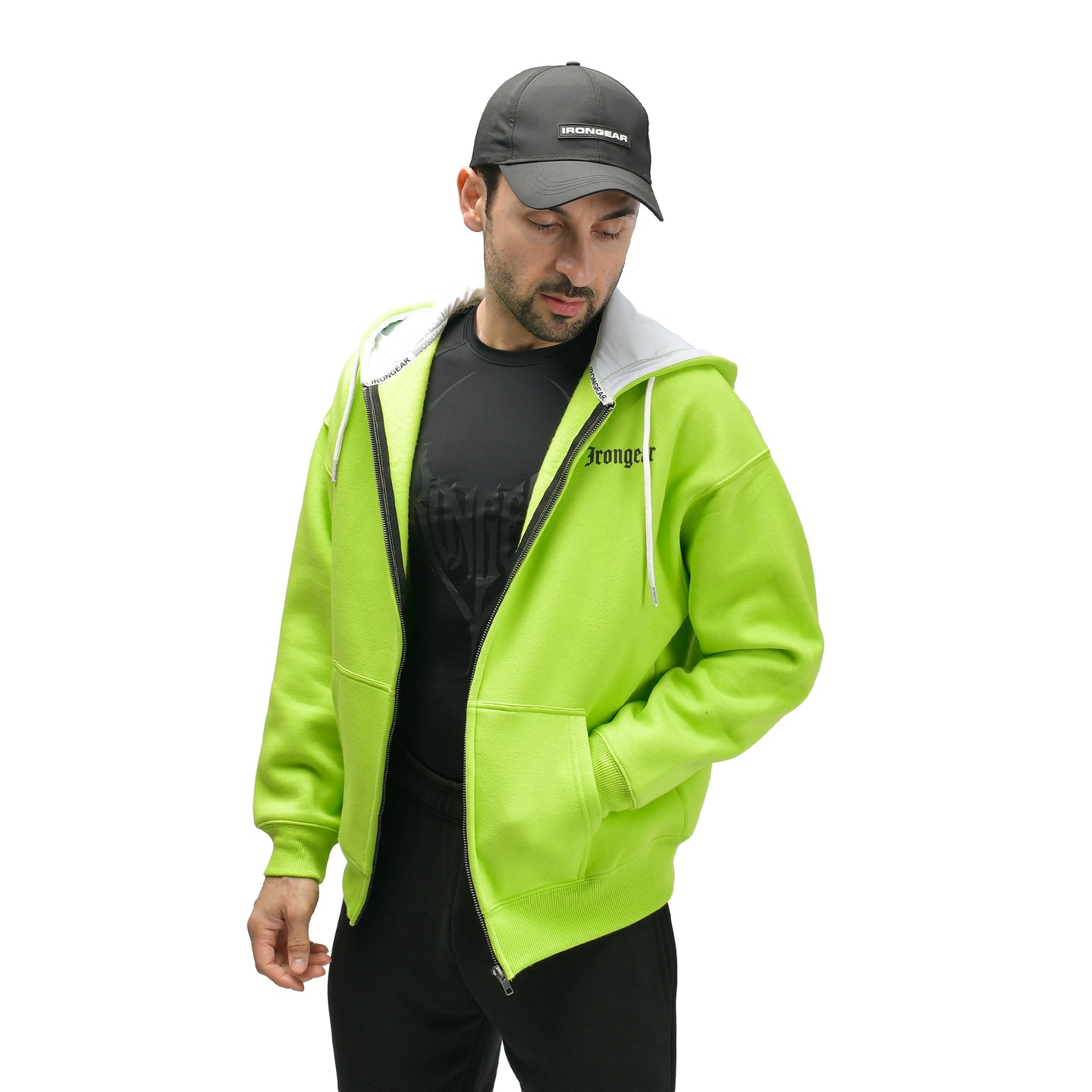 Old English Zip Up Hoodie