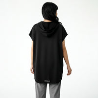 Active Abaya with Hoodie  (Cap Sleeves)