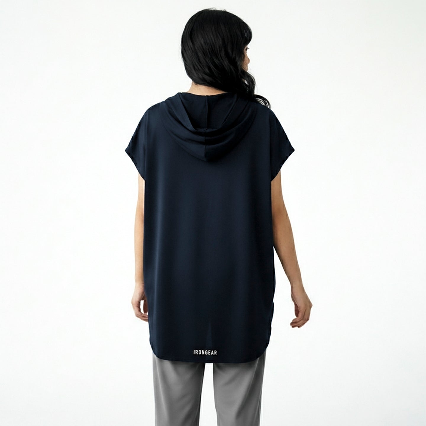 Active Abaya with Hoodie  (Cap Sleeves)