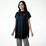 Active Abaya with Hoodie  (Cap Sleeves)