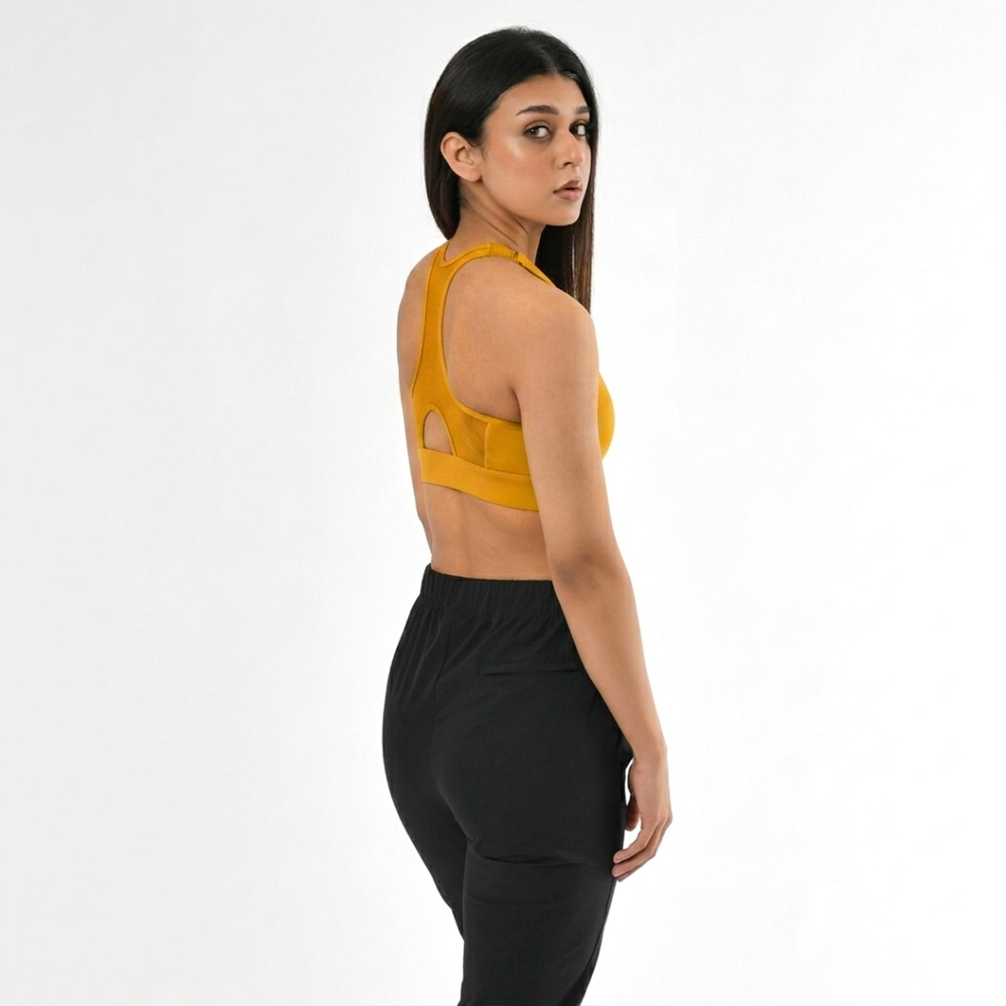 Back Mesh Sports Bra