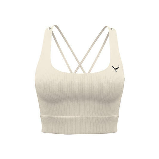 Ribbed sports bra