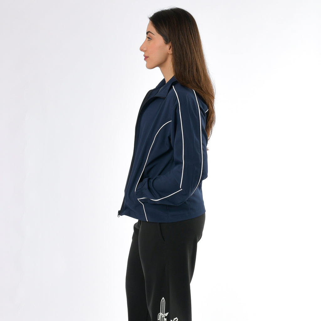 Signature Track Jacket – Navy | IRONGEAR – IRONGEAR Fitness