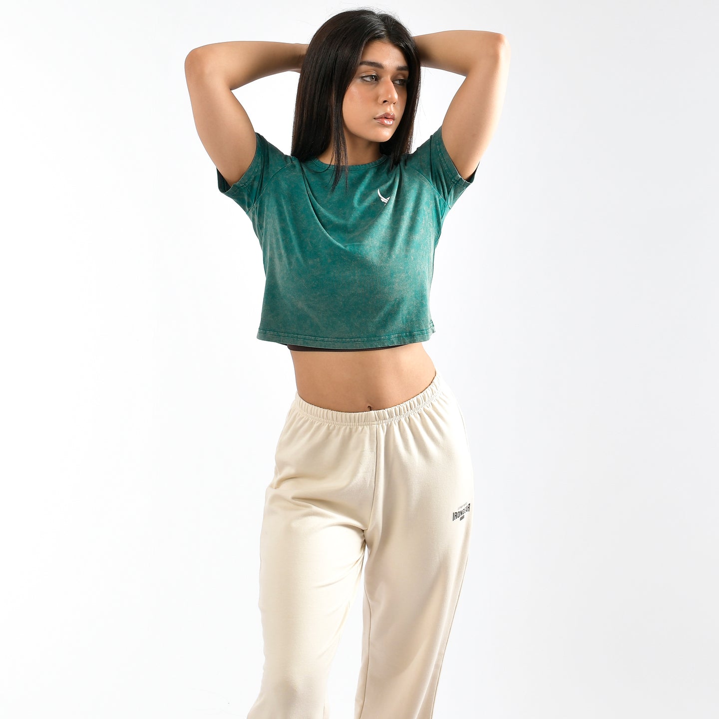 Stone Wash Tie Dye Crop Top