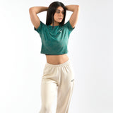 Stone Wash Tie Dye Crop Top