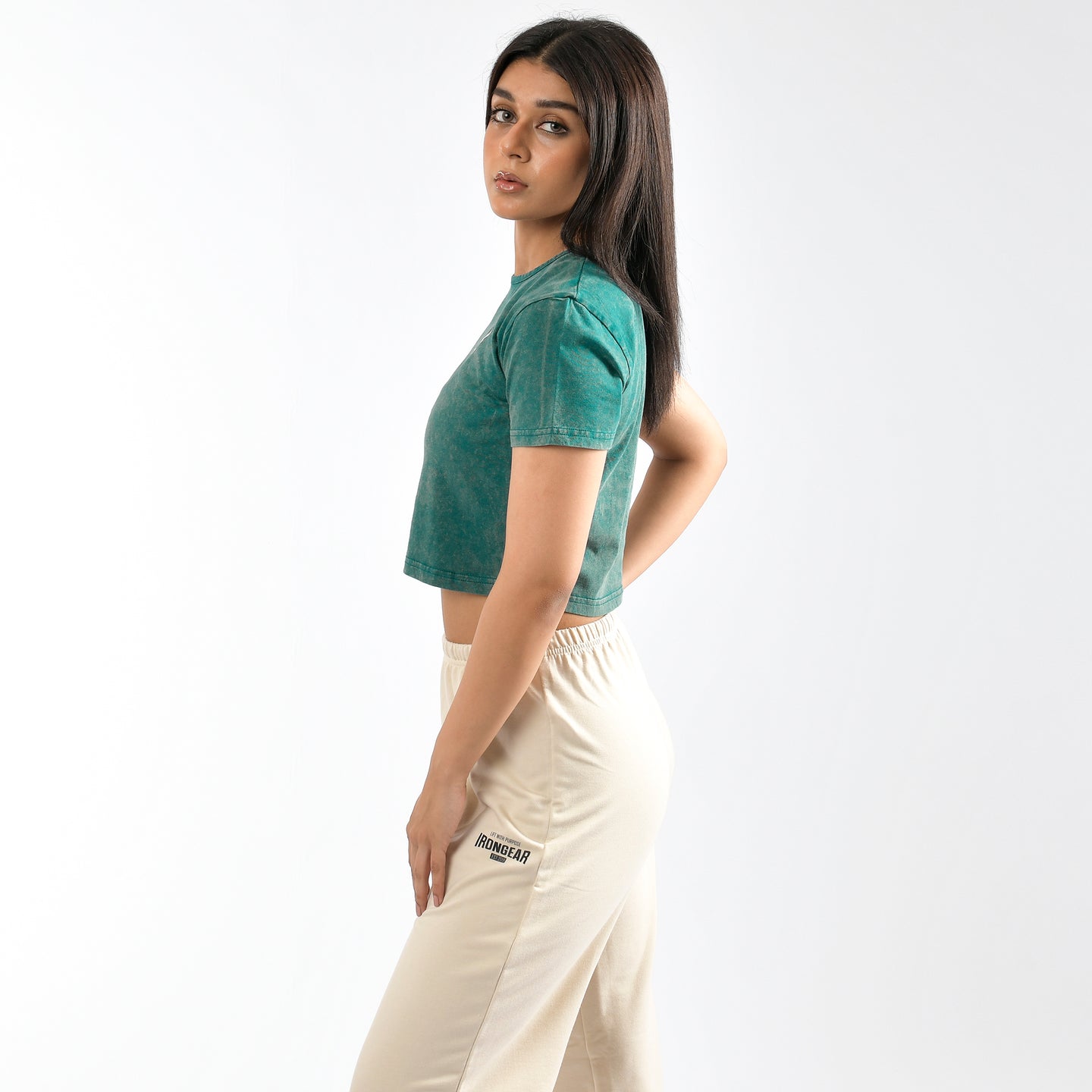 Stone Wash Tie Dye Crop Top