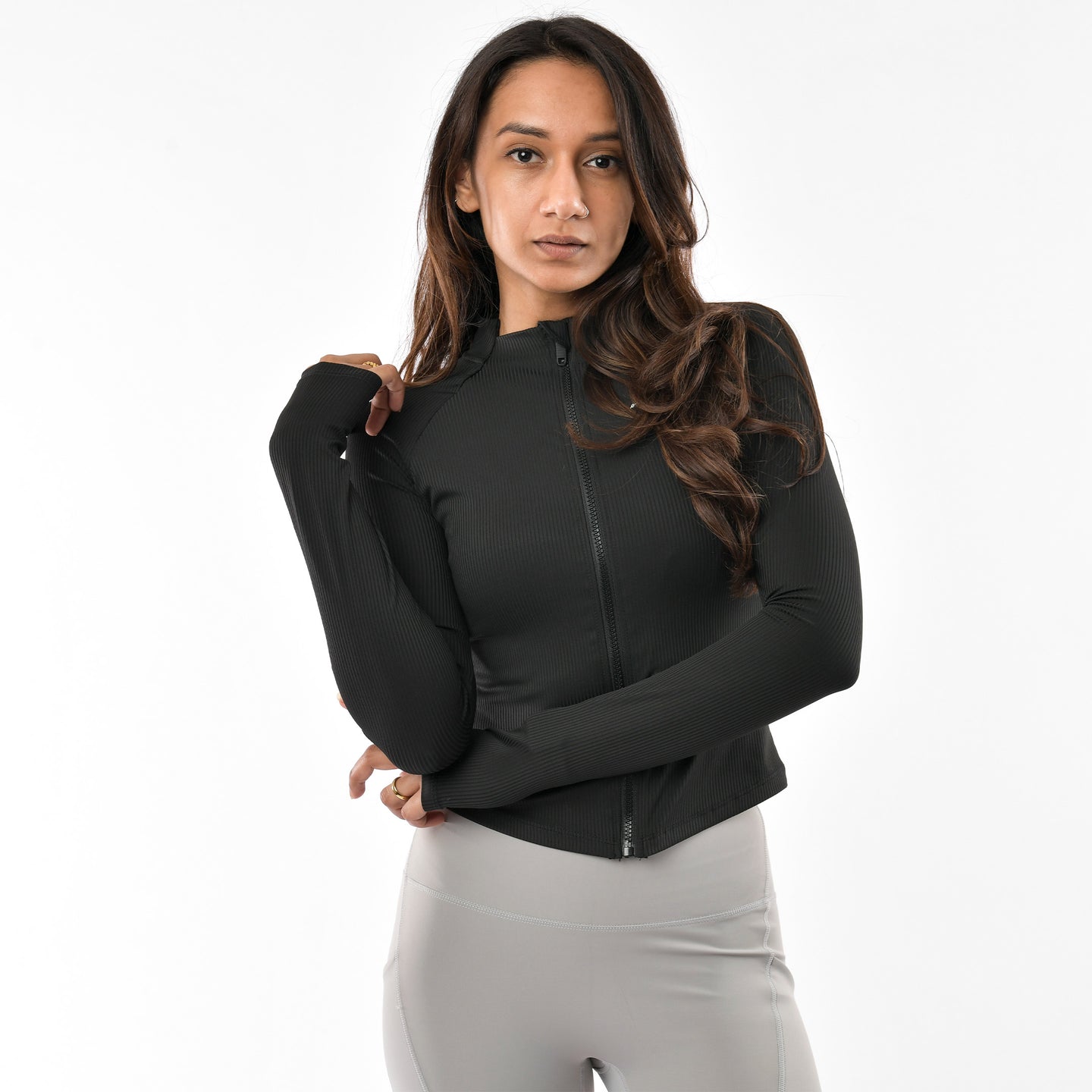 FlexZip Ribbed Jacket