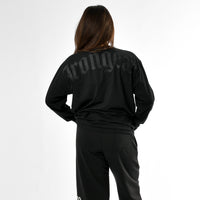 Maglietta a maniche lunghe effetto stone wash