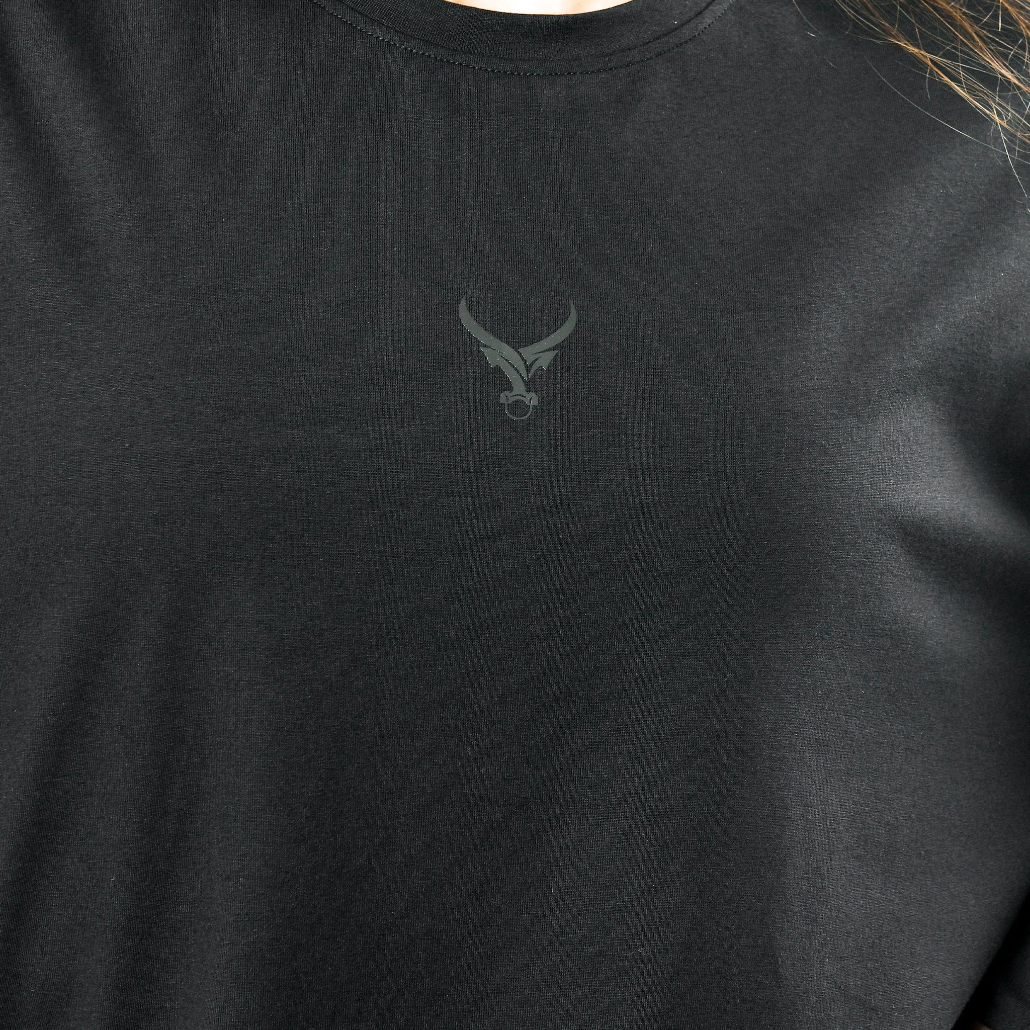 Maglietta a maniche lunghe effetto stone wash