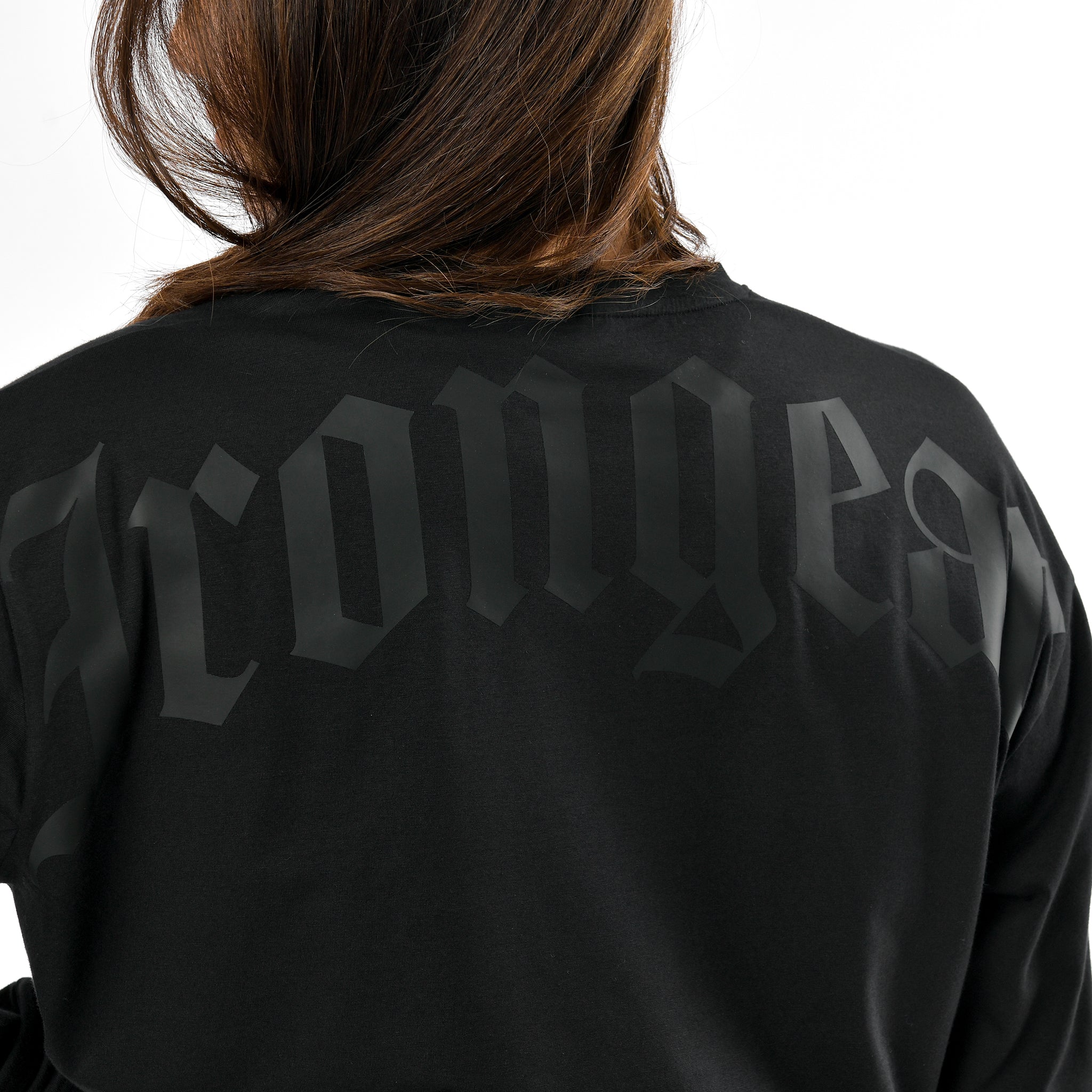 Maglietta a maniche lunghe effetto stone wash