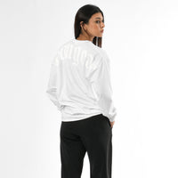 Maglietta a maniche lunghe effetto stone wash