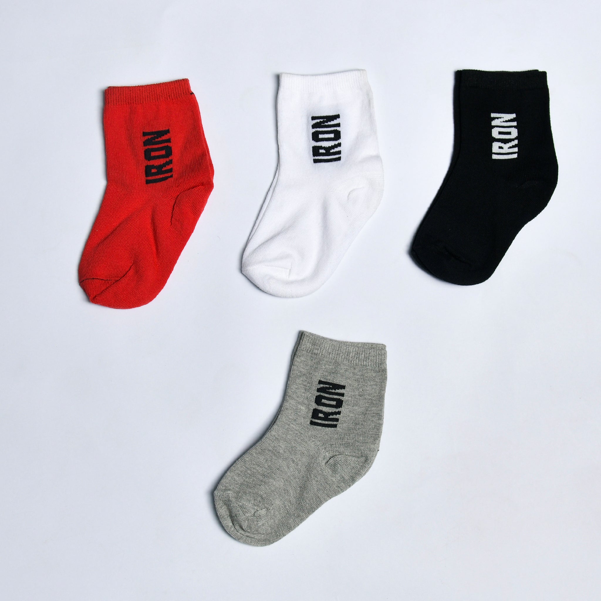 Kids Crew Socks Pack of 4