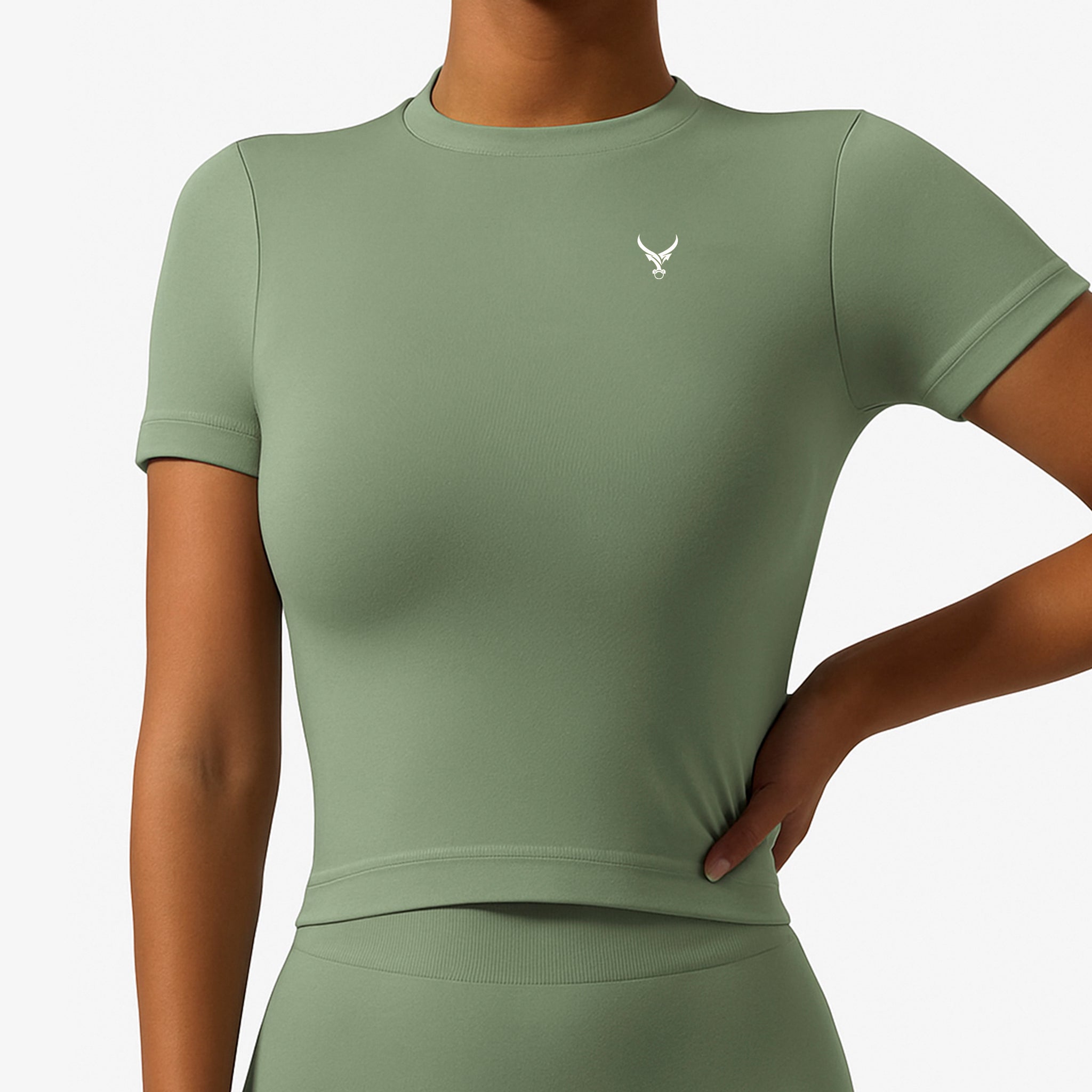 Knit Round Neck Short Sleeve