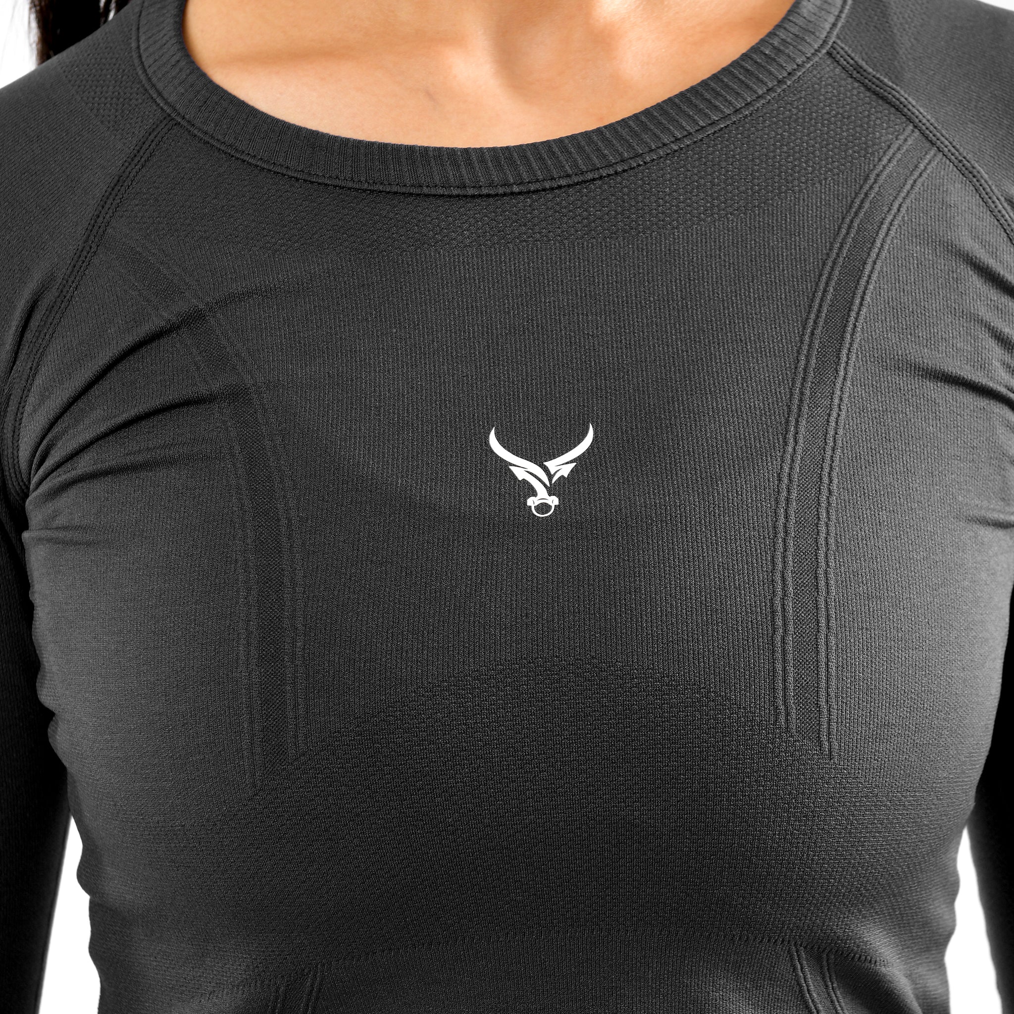Damen Kompressionsshirts Langarm
