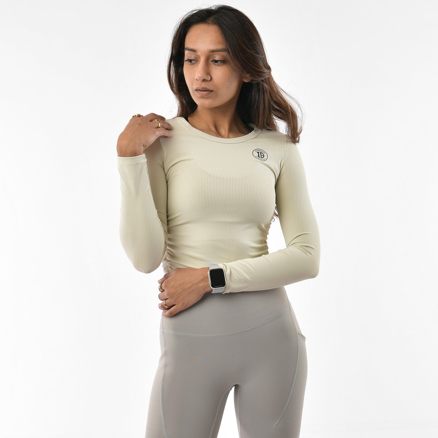 Sculpt Ribbed Crop