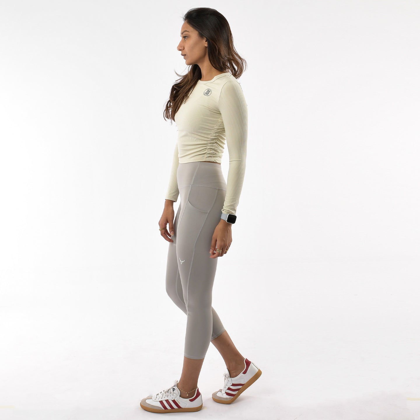 Sculpt Ribbed Crop