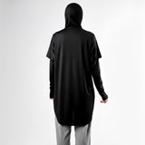 Active Abaya with Hoodie  (Full sleeves)