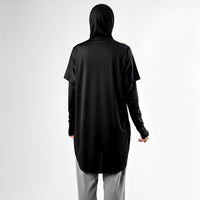 Active Abaya with Hoodie  (Full sleeves)