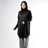 Active Abaya with Hoodie  (Full sleeves)