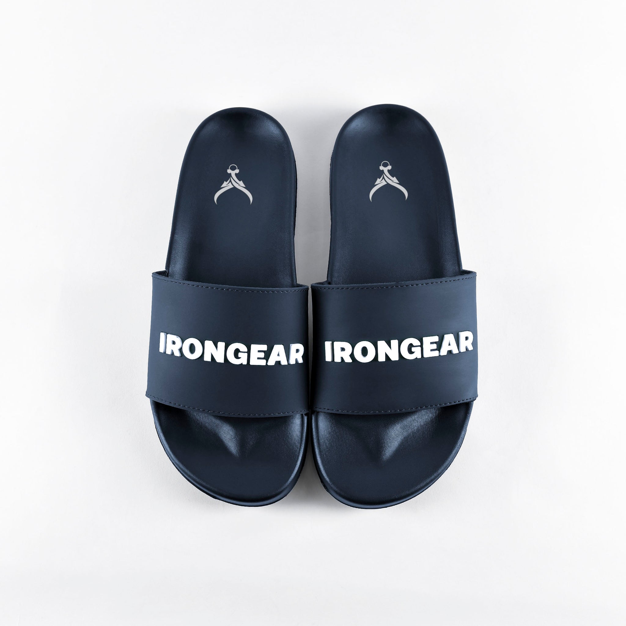 Unisex Signature Slides Navy/White