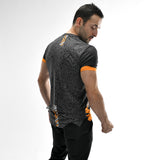 Maglietta a maniche lunghe effetto stone wash