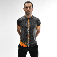 Maglietta a maniche lunghe effetto stone wash