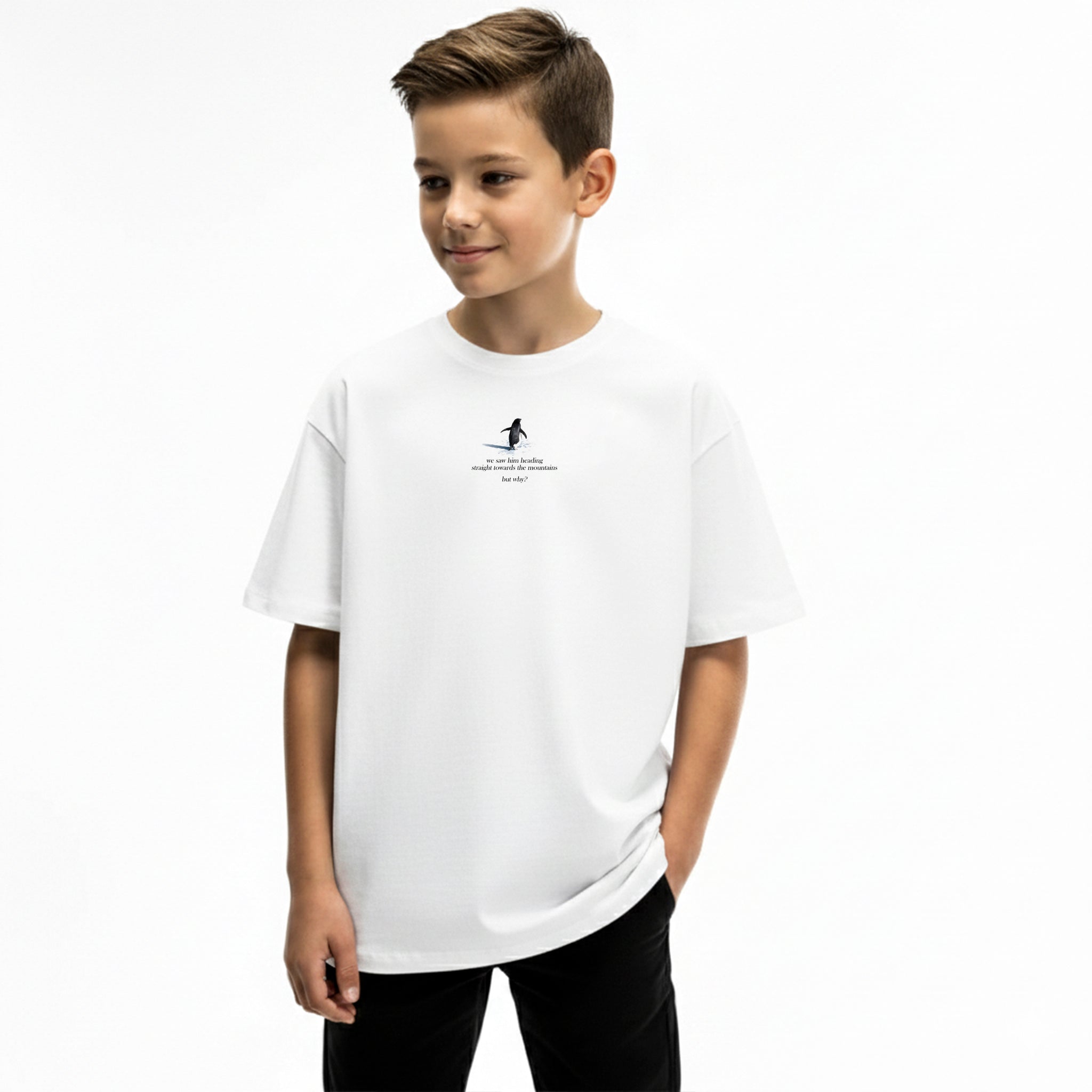 Little Penguine Oversize Tee- Unisex