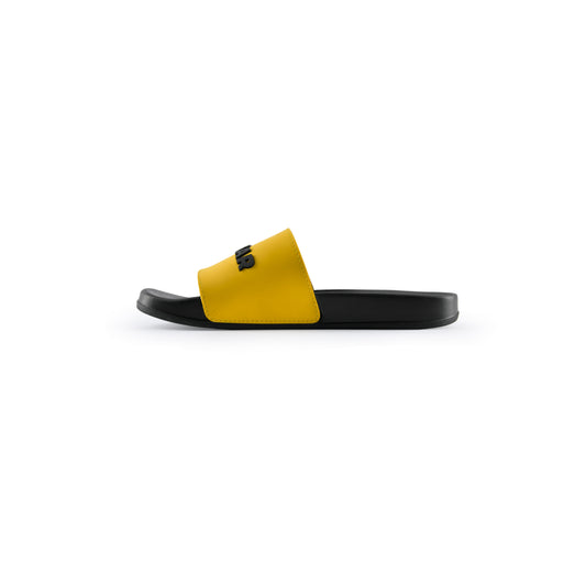 Unisex Signature Slides Black/Yellow
