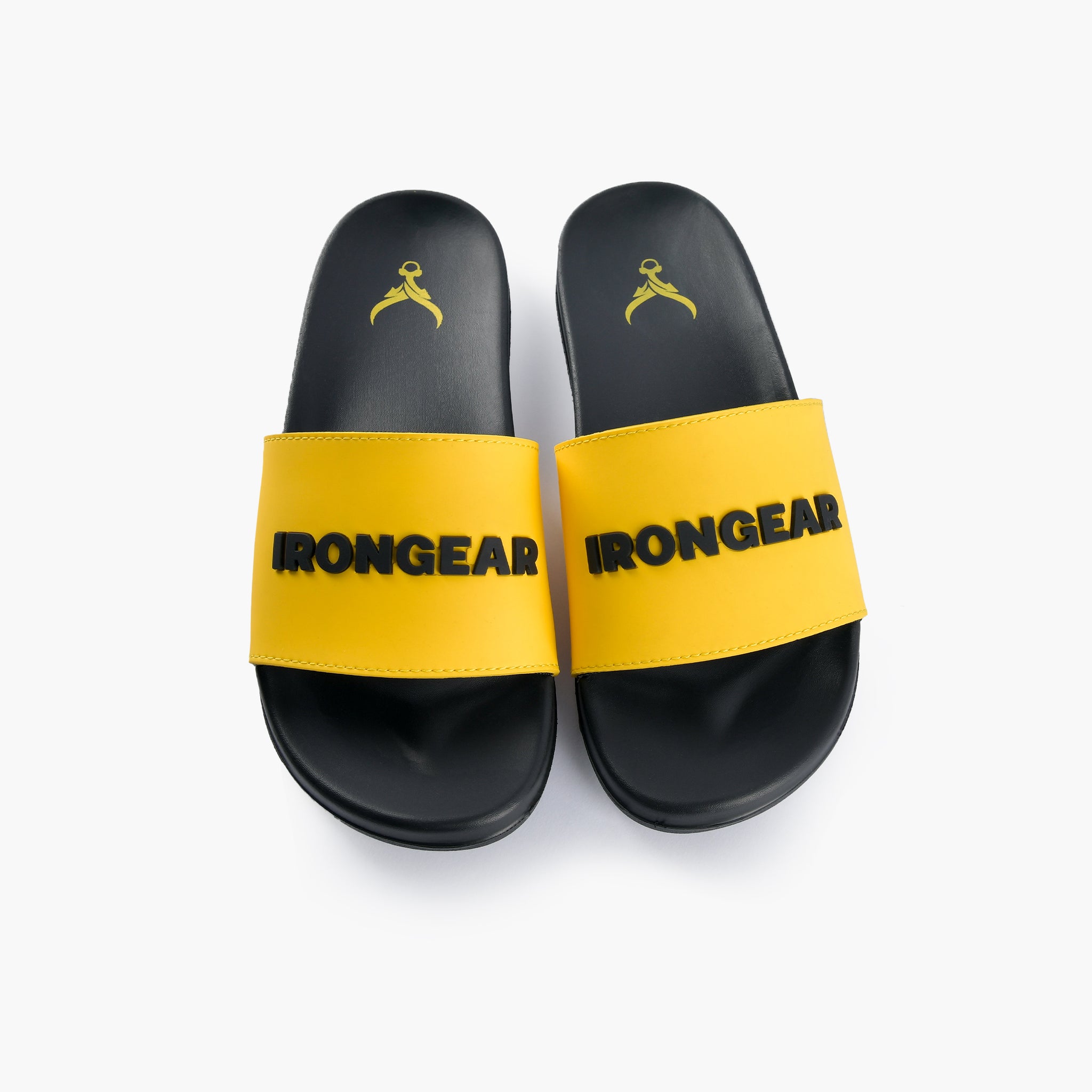 Unisex Signature Slides Black/Yellow