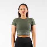 Warrior 360° Crop Tee Half Sleeves